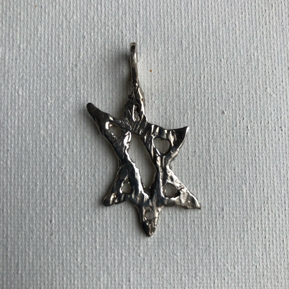 Real Silver One of a kind Star of david - Picture 3 of 4